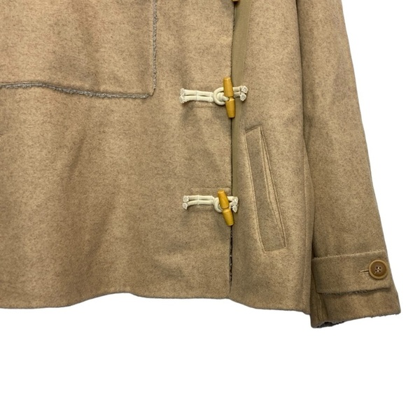 Free People Slouchy Hooded Duffle Coat - Picture 2 of 12